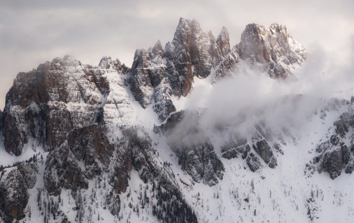 Winter in the Italian Mountains by Chrissy Donadi