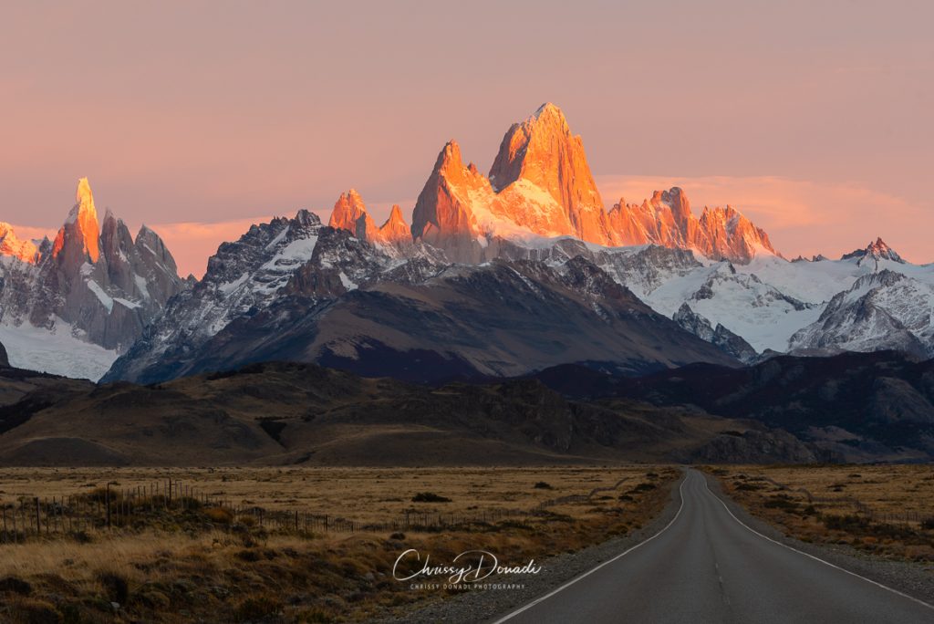 Landscape Photography of Patagonia Sunrise by Chrissy Donadi