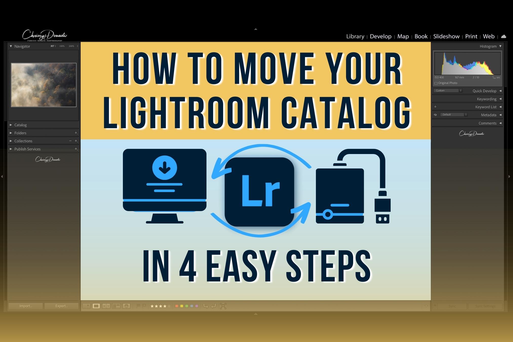 How to move your Lightroom catalog in four easy to follow steps