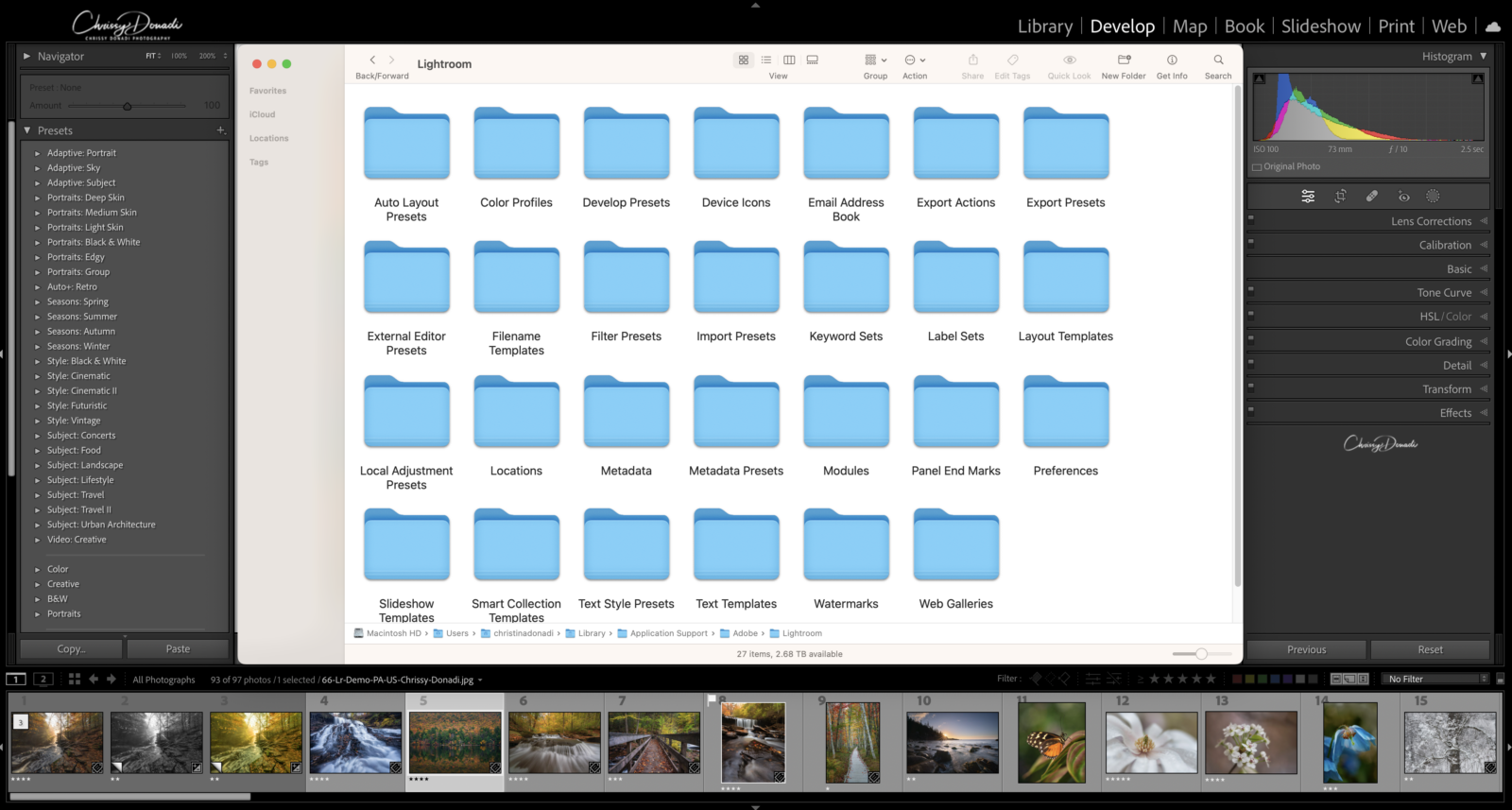 Where to Store Your Lightroom Presets